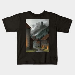 Barovia Imagery - Village in Barovia Kids T-Shirt